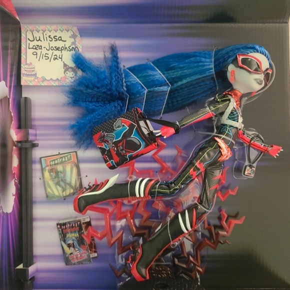 2024 SDCC COMIC CON EXCLUSIVE Monster High Deadfast Ghoulia Yelps‎ Doll Sealed - Picture 2 of 16